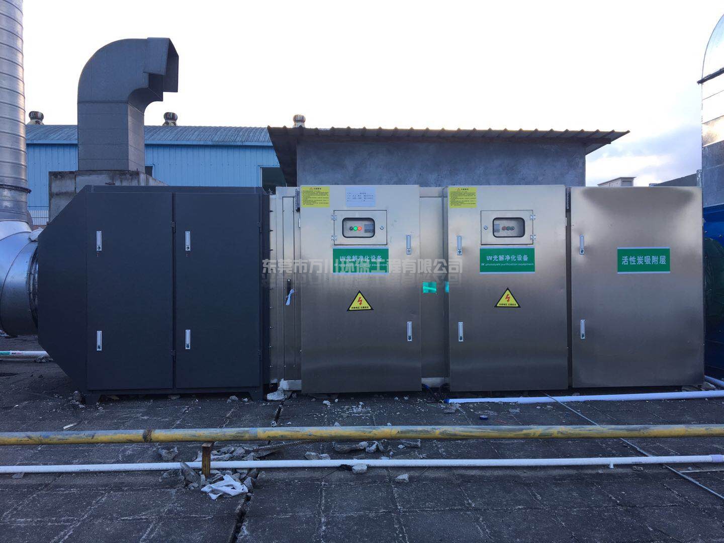 UV光解活性炭吸附一體設備處理有機廢氣