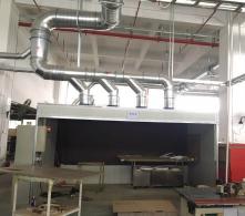 東莞家具廠(chǎng)噴膠廢氣處理工程案例